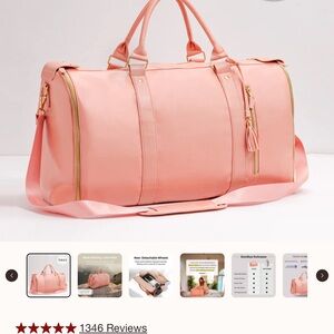 Pink Women's Travel Duffel Bag